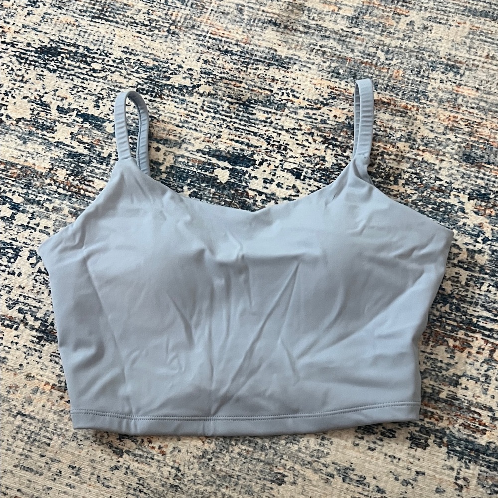 Women's Light Blue Crop Top or Sports Bra